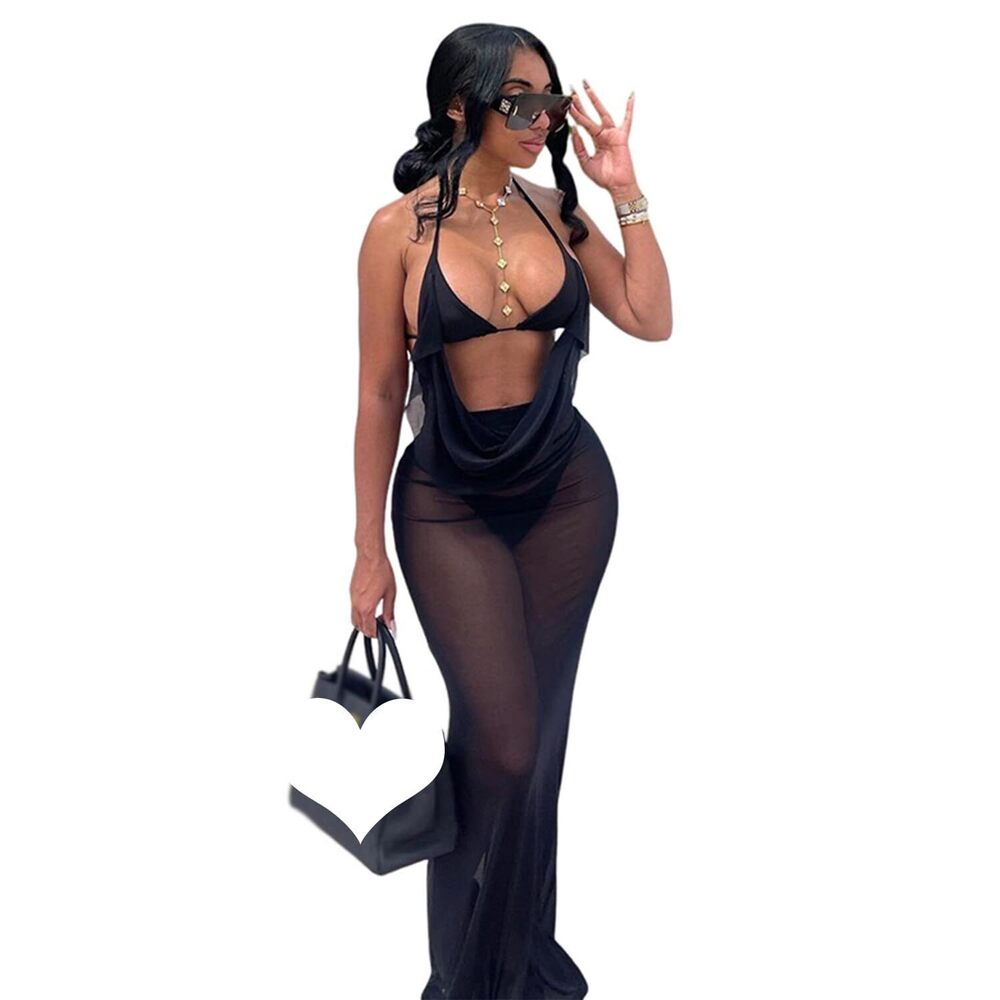 5364 Sexy Backless Bodycon Dresses Sheer Slutty Lingerie Halloween Costumes